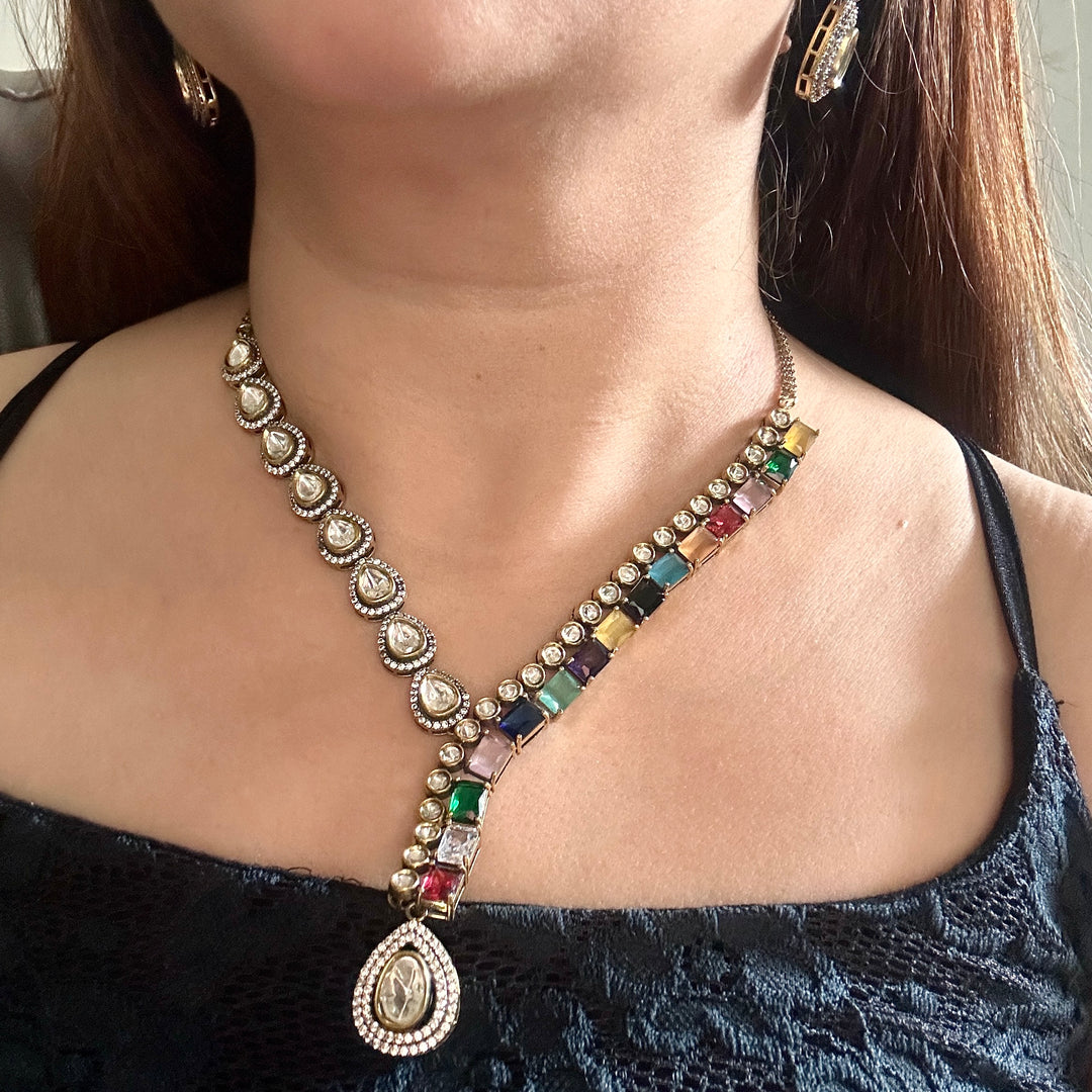 Ashvi Fusion Jewellery Set