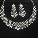 Load image into Gallery viewer, Mahira Diamond Imitation Ad Stone Necklace Set
