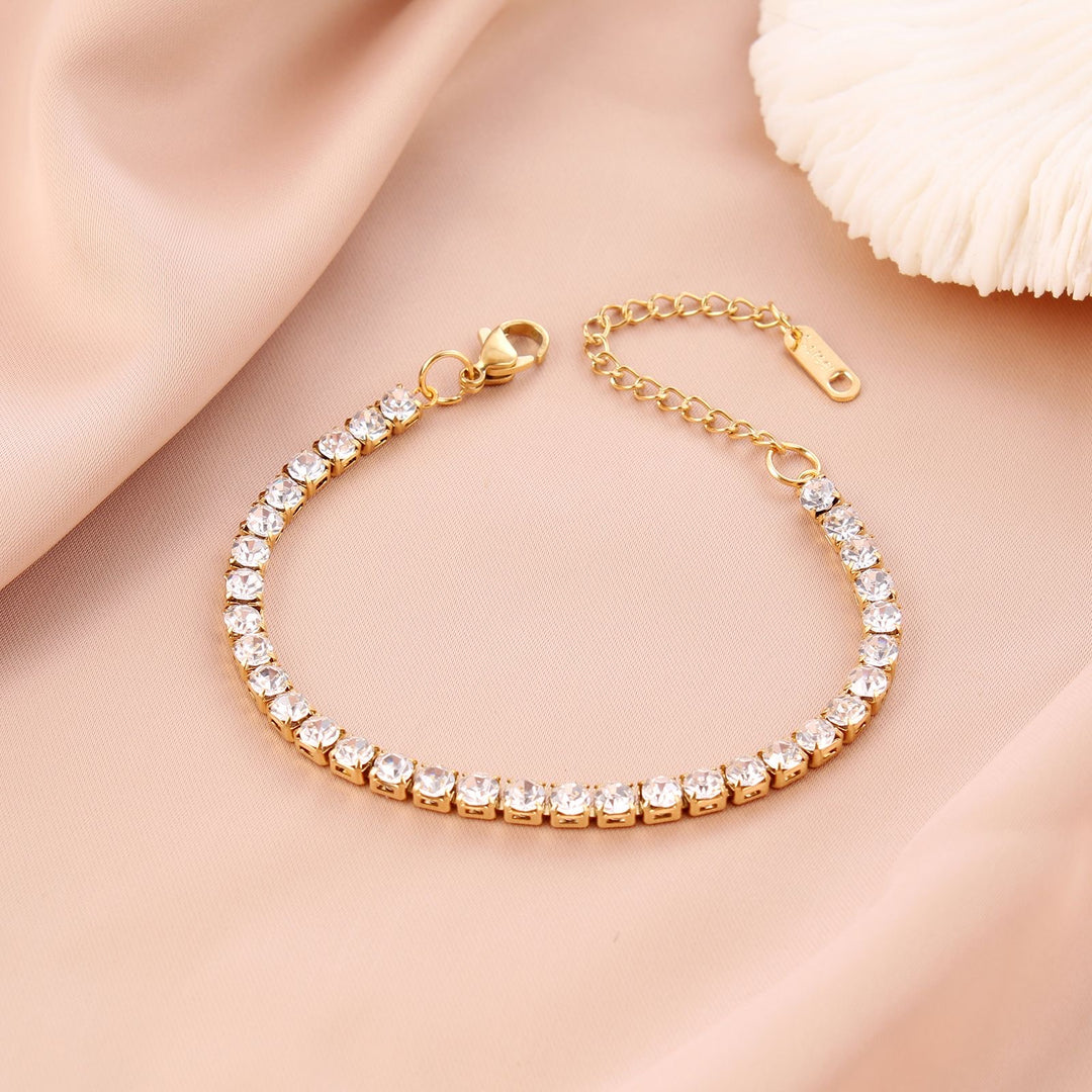 Gold Bling Waterproof Bracelet