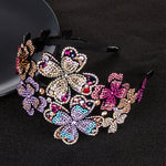 Load image into Gallery viewer, Suhana Floral Multicolor Zircon Hairband
