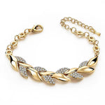 Load image into Gallery viewer, Autumn Leaf 18k Gold Plated Bracelet
