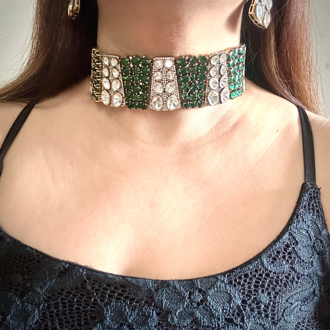 Ahaana Statement Choker Set