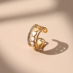 Load image into Gallery viewer, Little Hearts Adjustable Open Ring
