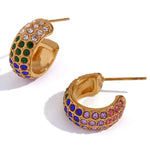 Load image into Gallery viewer, Inaya multicolor Earrings
