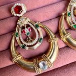 Load image into Gallery viewer, Adhvika Royal kundan Jhumka
