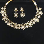Load image into Gallery viewer, Aabha Mossionite Kundan Set
