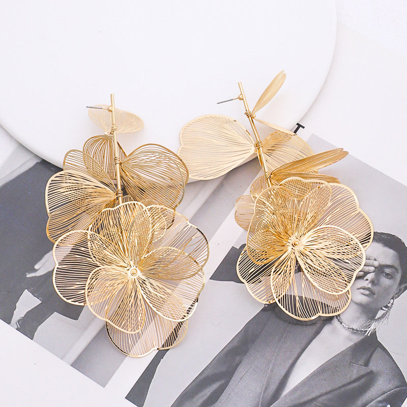 Diana Vintage Gold Rush Earrings