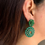 Load image into Gallery viewer, Sarah Green Earrings
