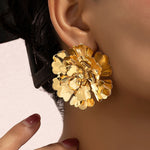 Load image into Gallery viewer, Vamika Gold Vintage Earrings
