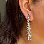 Load image into Gallery viewer, Daisy Rose Gold Earrings
