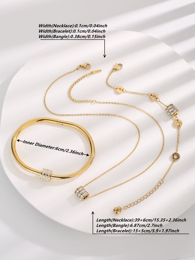 Eliana Waterproof 18k Gold Plated Jewellery Set