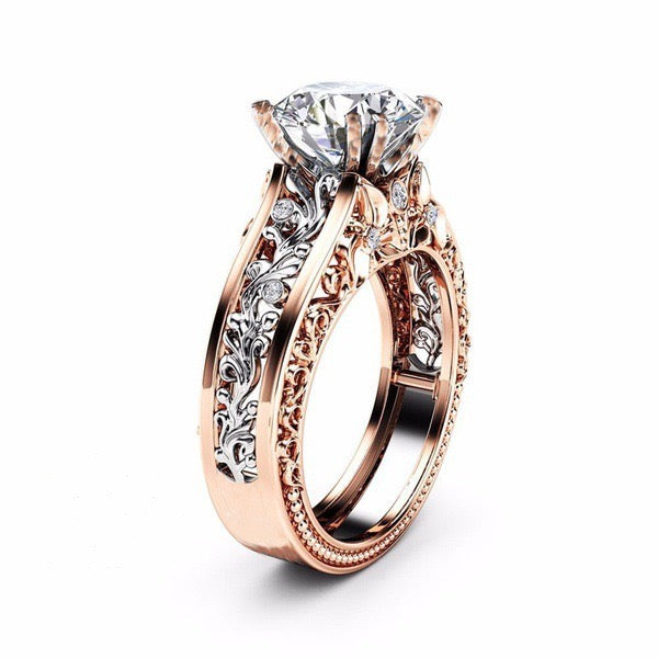 Tara Retro Rosegold Ring