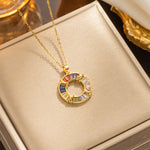 Load image into Gallery viewer, Tria Waterproof 18k Gold Plated Multi Zircon Chain
