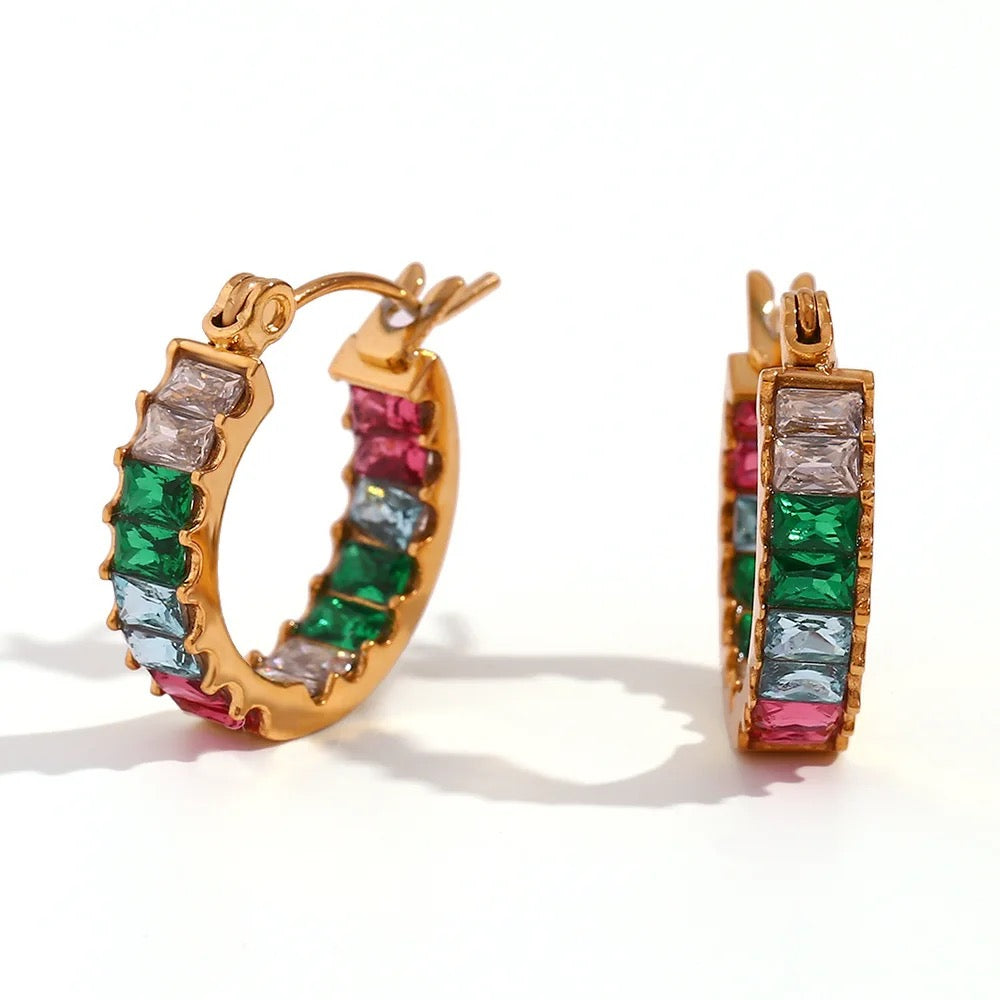 Zoya Multicolor Waterproof Earrings