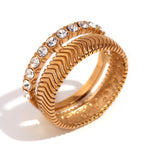 Load image into Gallery viewer, Adah 18k Gold Plated Waterproof Vintage Ring
