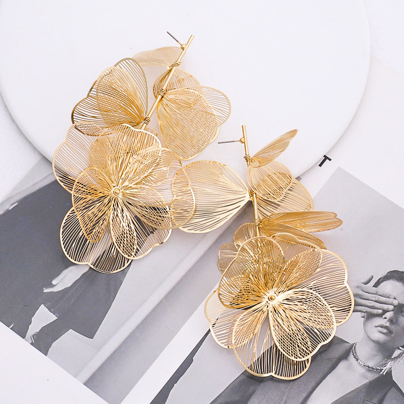 Diana Vintage Gold Rush Earrings