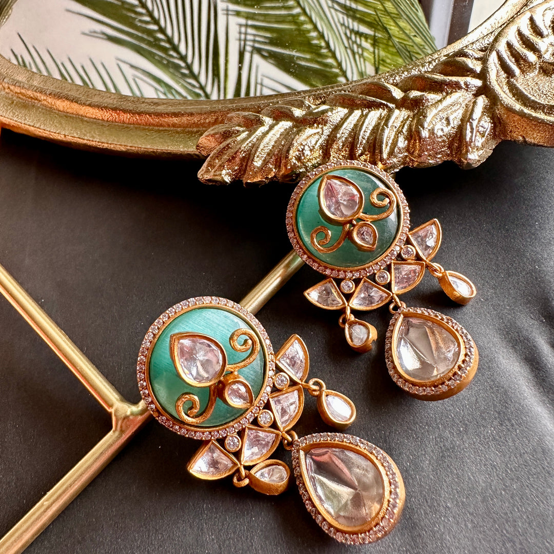 Meera Kundan Earrings