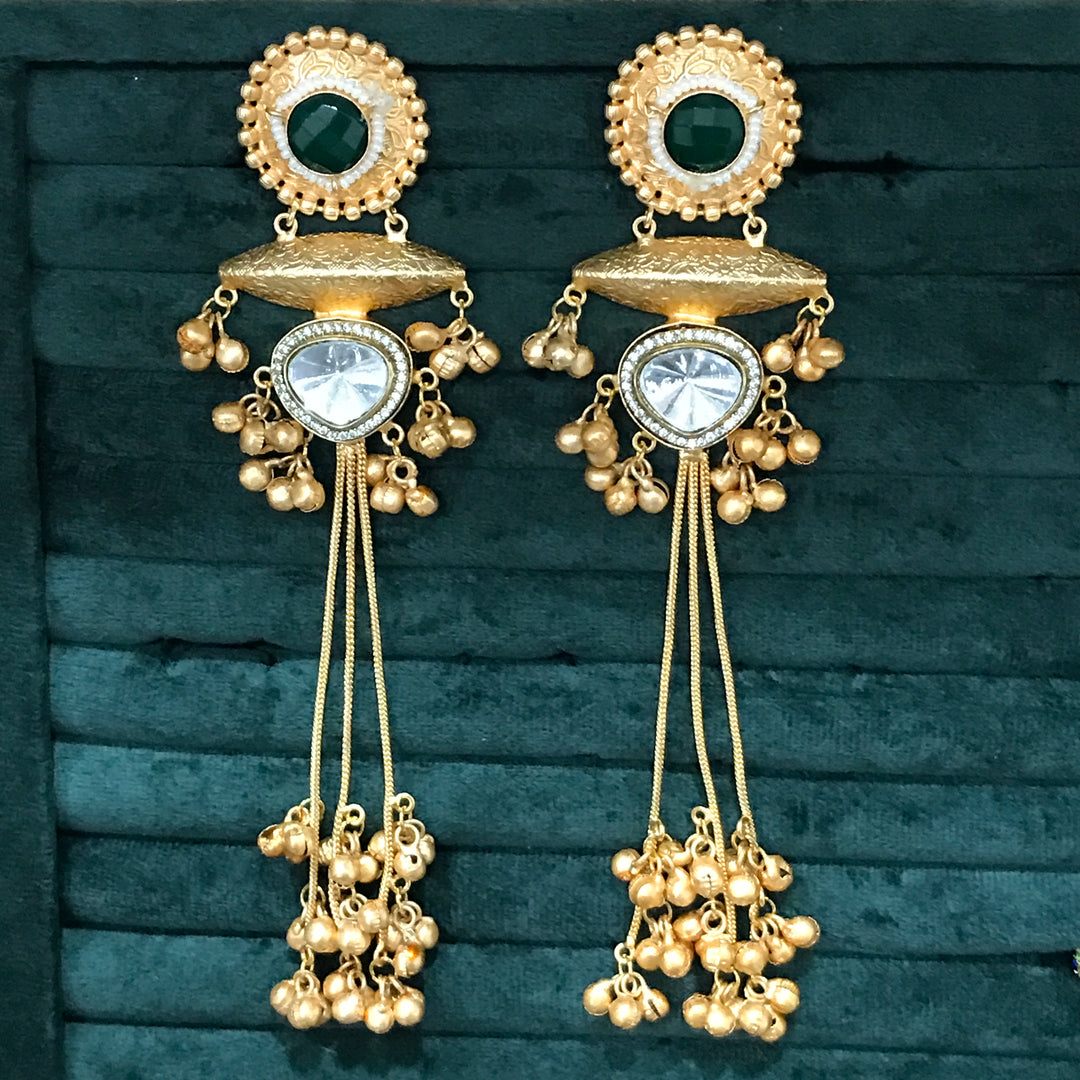 Baani mossionite Fusion Earrings