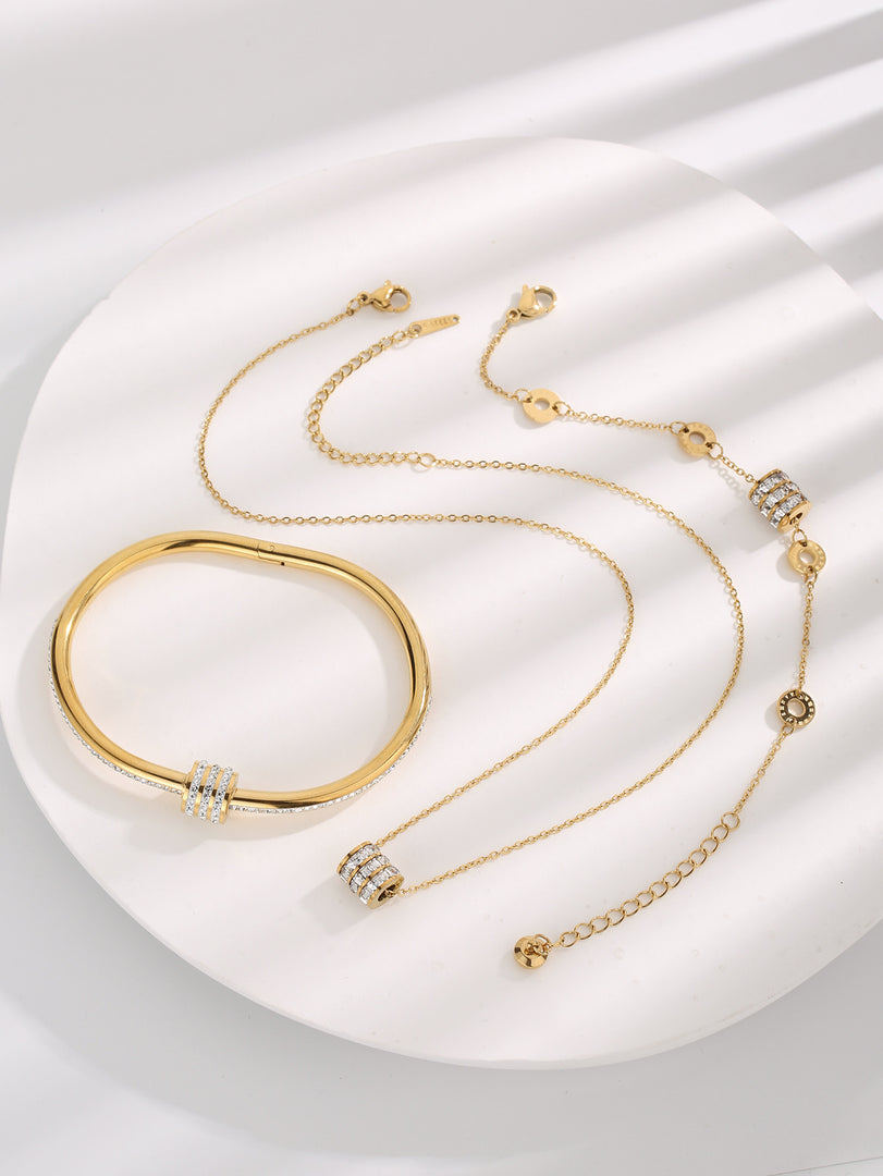 Eliana Waterproof 18k Gold Plated Jewellery Set