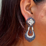 Load image into Gallery viewer, Blue Blueberry Earrings
