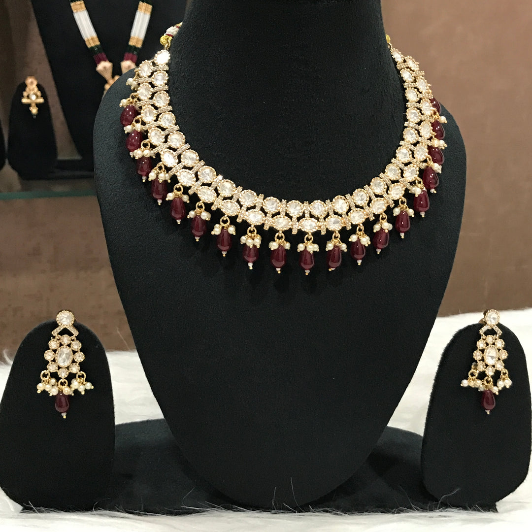 Ruby Tyaani kundan Jewellery Set