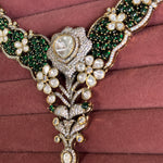 Load image into Gallery viewer, Kavya Green Jewellery Set
