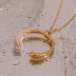 Load image into Gallery viewer, Tia Vintage 18k Gold Plated Waterproof Chain
