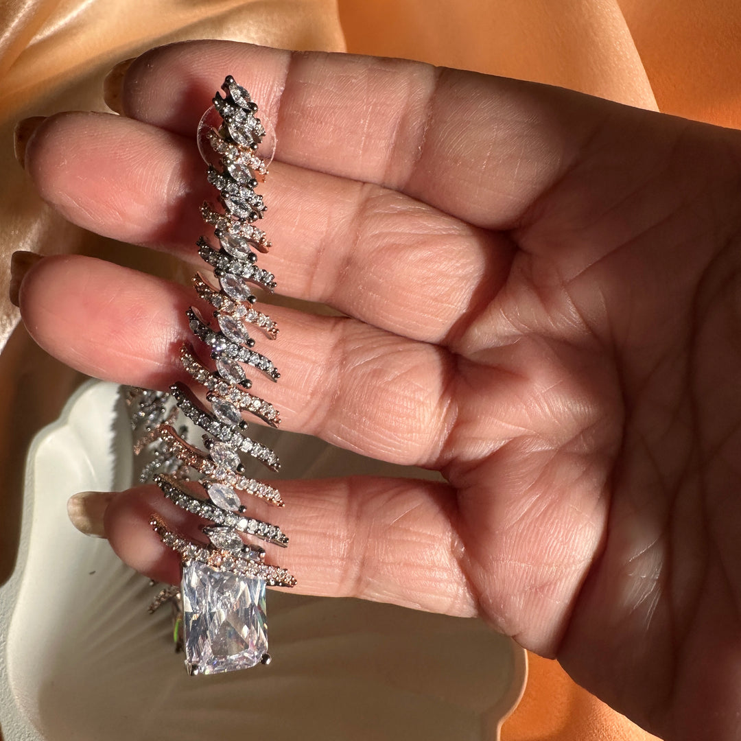 Daisy Rose Gold Earrings