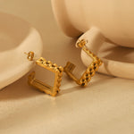 Load image into Gallery viewer, Ahana Vintage Waterproof 18k Gold Plated Earrings
