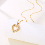 Load image into Gallery viewer, Shanaya Heart Shape Waterproof 18k Gold Plated Zircon Chain
