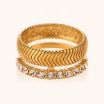 Load image into Gallery viewer, Adah 18k Gold Plated Waterproof Vintage Ring
