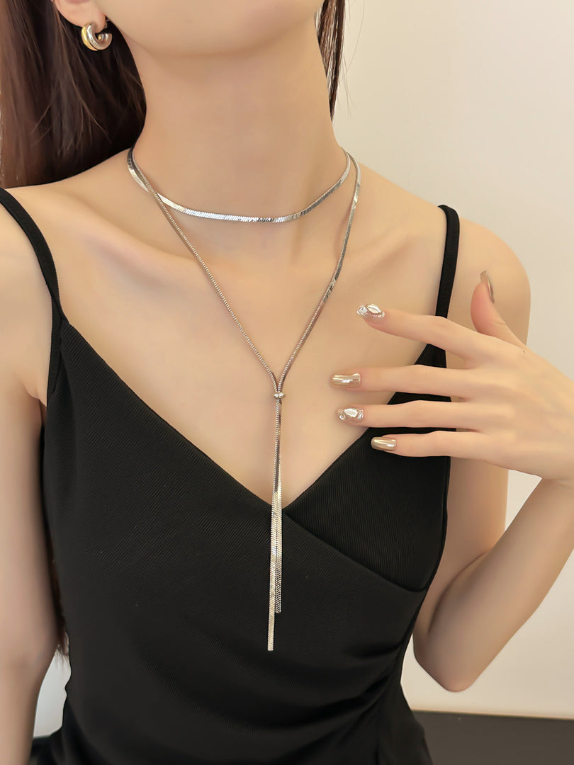 Anna Silver Plated Waterproof Statement Chain