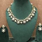 Load image into Gallery viewer, Aabha Mossionite Kundan Set
