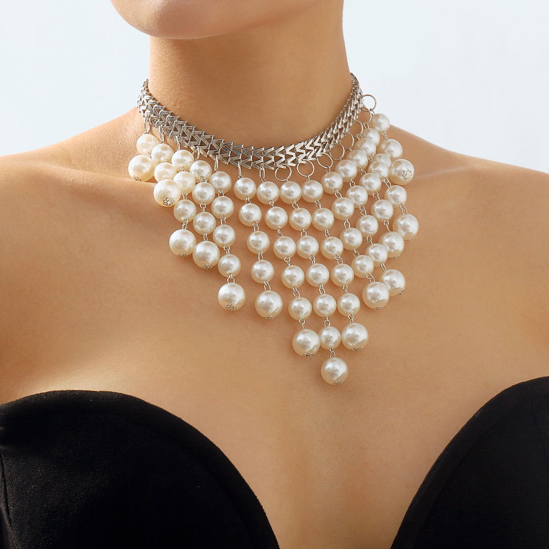 Olivia Pearl Statement Necklace