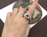 Load image into Gallery viewer, Anvi Retro Oval Ring
