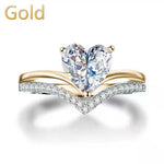 Load image into Gallery viewer, Opal Heart Zircon Ring
