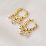 Load image into Gallery viewer, Kim Gold Earrings
