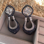 Load image into Gallery viewer, Blue Blueberry Earrings
