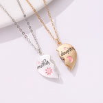 Load image into Gallery viewer, Mother Daughter Eternal Bond Magnetic Heart Shape Pendant Chain
