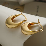 Load image into Gallery viewer, Golden Kaaya Hoop Earrings
