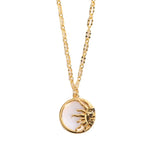 Load image into Gallery viewer, Vintage Half Sun Waterproof 18k Gold Plated Chain
