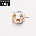 Load image into Gallery viewer, Little Hearts Adjustable Open Ring
