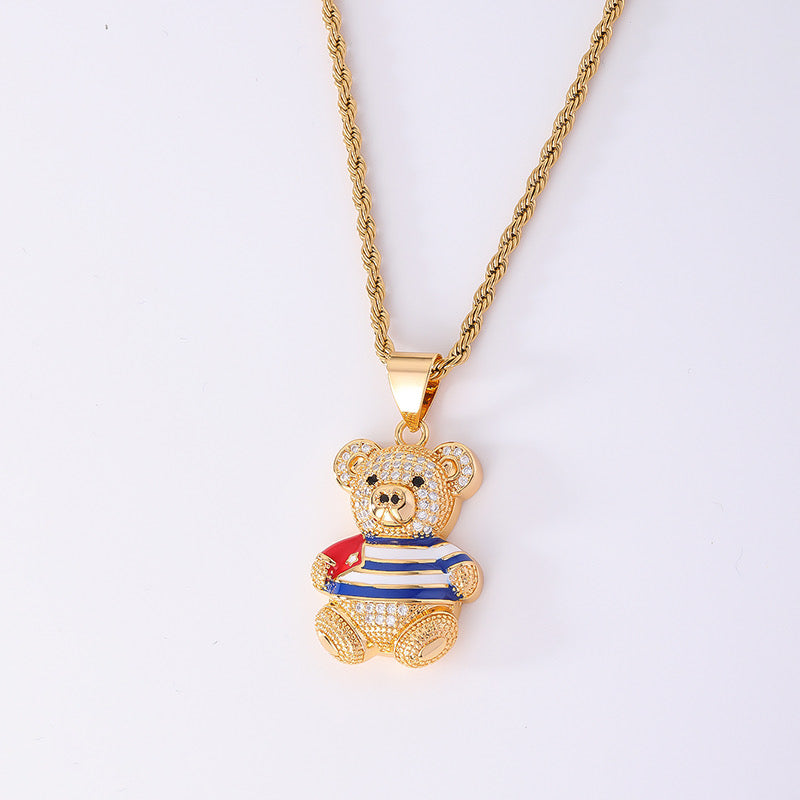 Mr. Cuddles Waterproof Teddy Chain