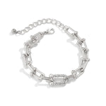 Load image into Gallery viewer, Andra Silver Plated Chain Bracelet
