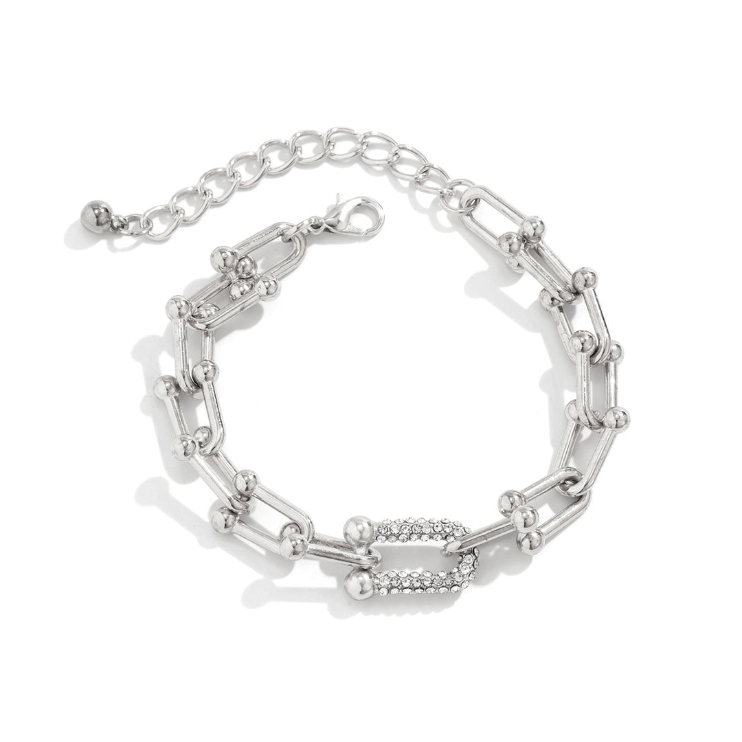 Andra Silver Plated Chain Bracelet