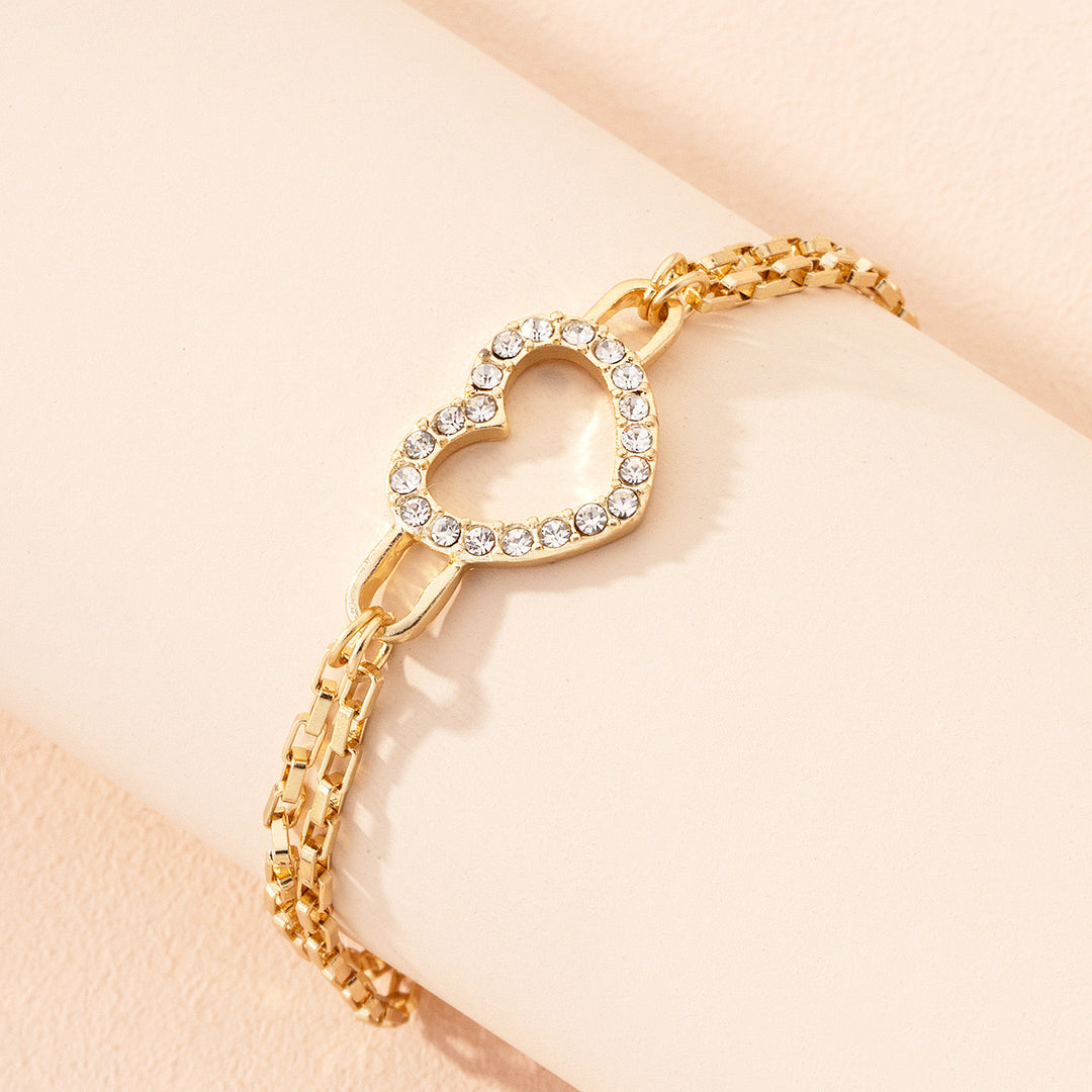 Heart Chain Bracelet