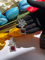 Load and play video in Gallery viewer, Ruby Earrings
