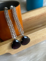 Load and play video in Gallery viewer, Anamika Purple Earrings
